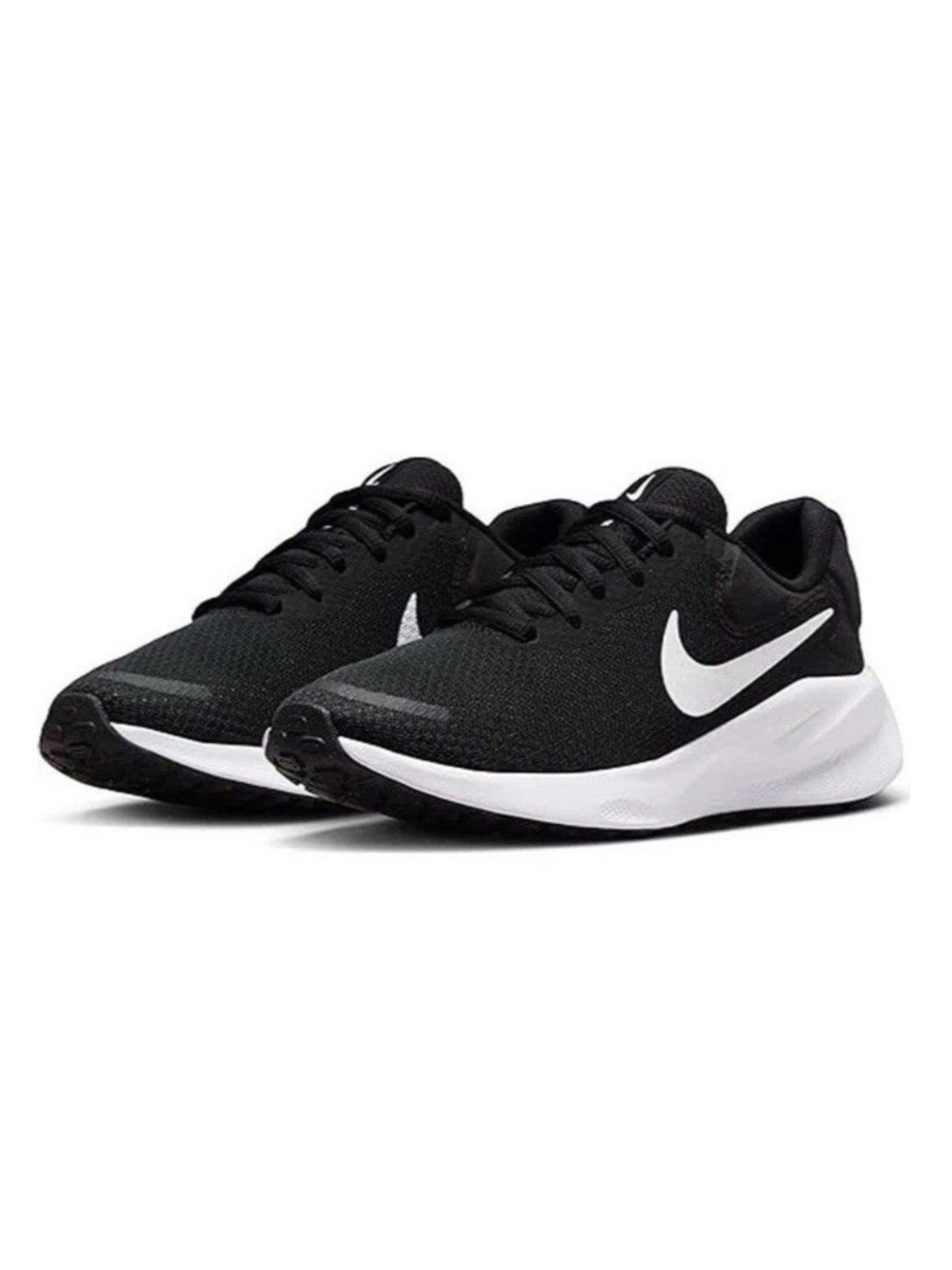Nike Women’s Revolution 7 Sneaker Black White Sz 9 Lightweight Running sneakers